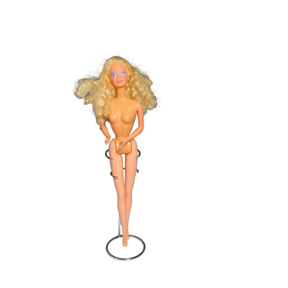 Vintage Barbie Nude Doll 1966 Body Superstar Face Bendable Legs